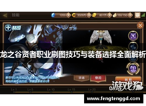龙之谷贤者职业刷图技巧与装备选择全面解析